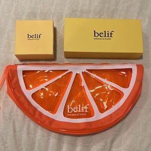 Belief summer kit cooling patch, roller and bag.